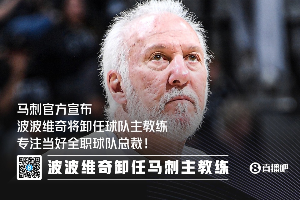 狂人波波维奇荣获“最佳主教练”奖项 狂人波波维奇荣获“最佳主教练”奖项